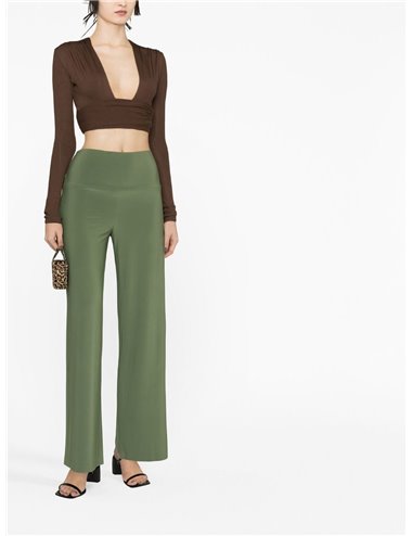 Straight pants - green