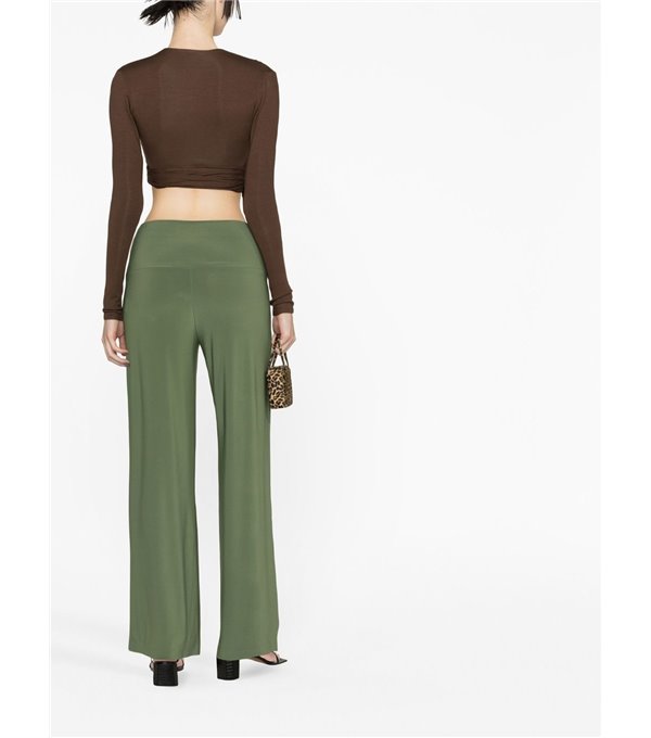 Straight pants - green