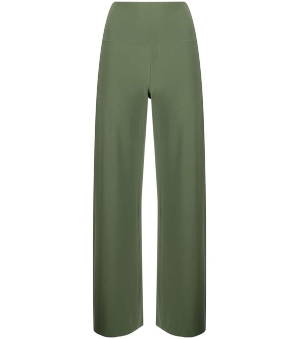 Straight pants - green