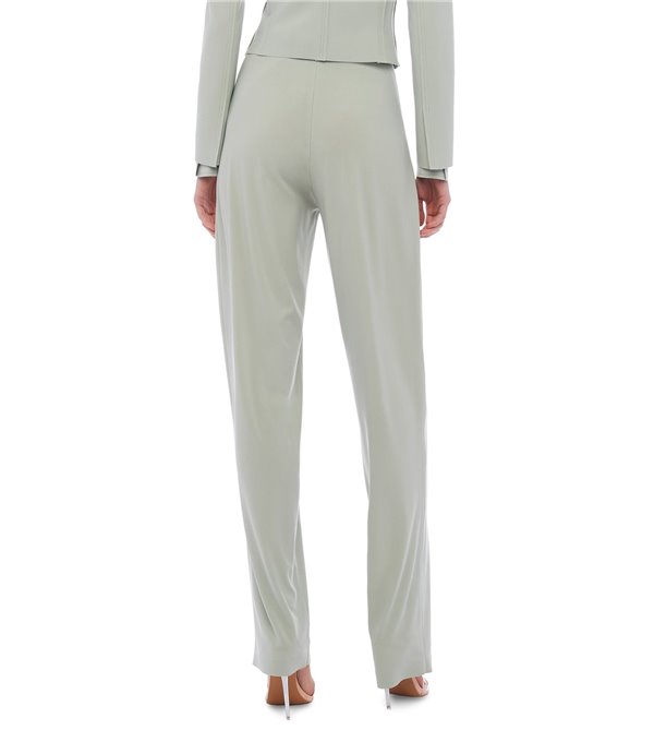 Tapered pleated pants - light green Tapered pleated pants - light green
