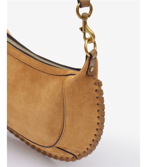 OSKAN MOON Suede bag camel