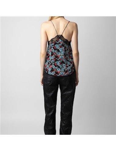 CHRISTY-Top lencero print