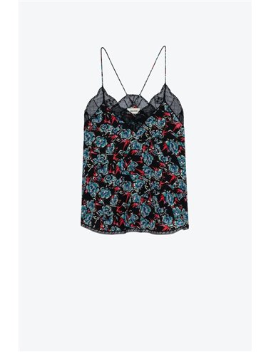 CHRISTY-Top lencero print