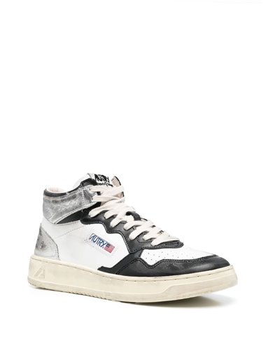 MEDALIST MID - Vintage sneaker - black and silver