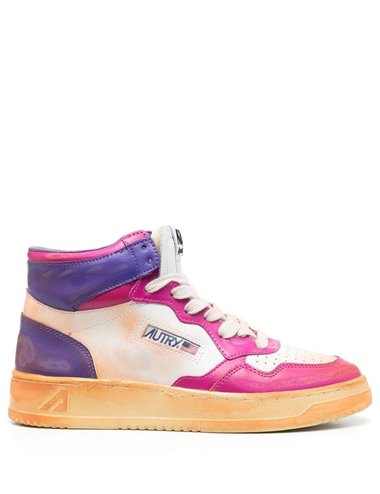MEDALIST MID - Sneaker vintage - rosa y lila