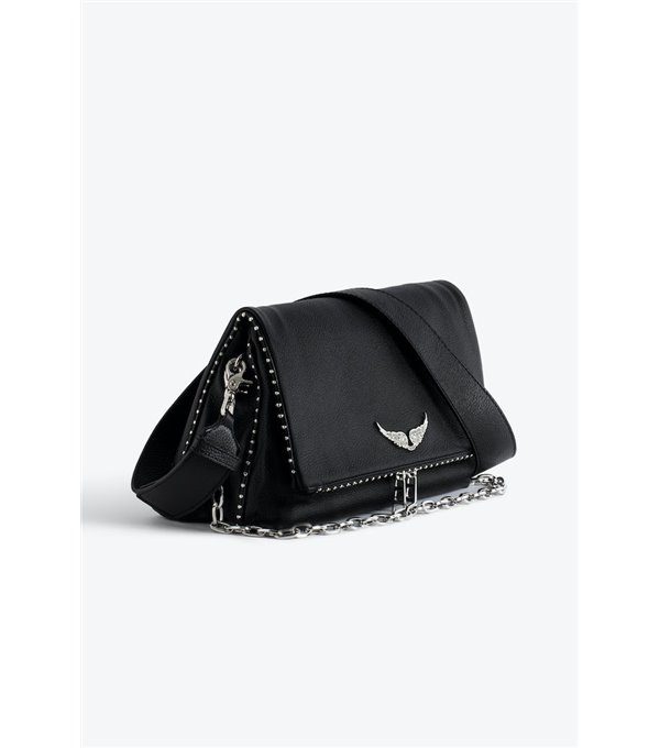 ROCKY - Bolso grande tachuelas - negro