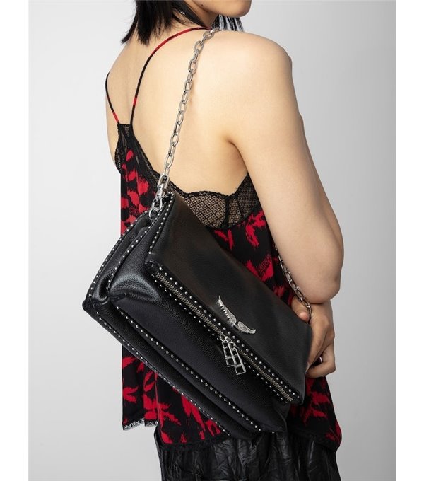 ROCKY - Studded big bag - black