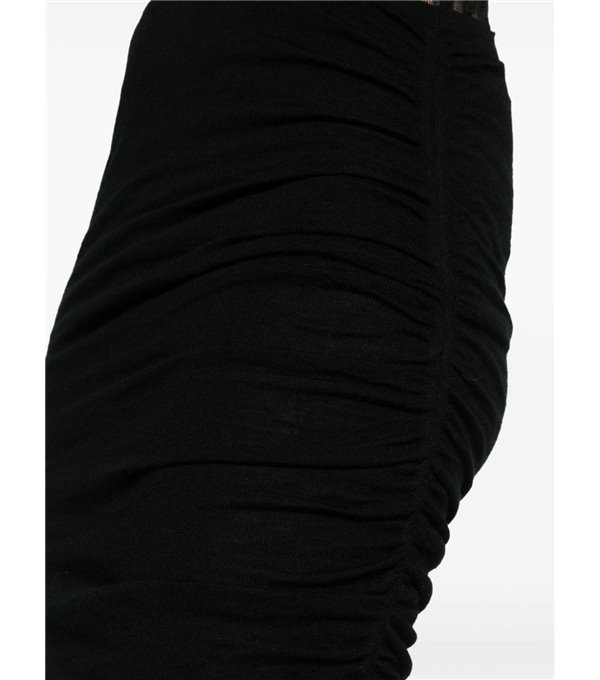 ALBANE - Falda de punto - negro