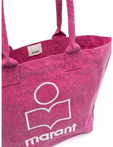 SMALL YENKY - Logo tote bag - pink