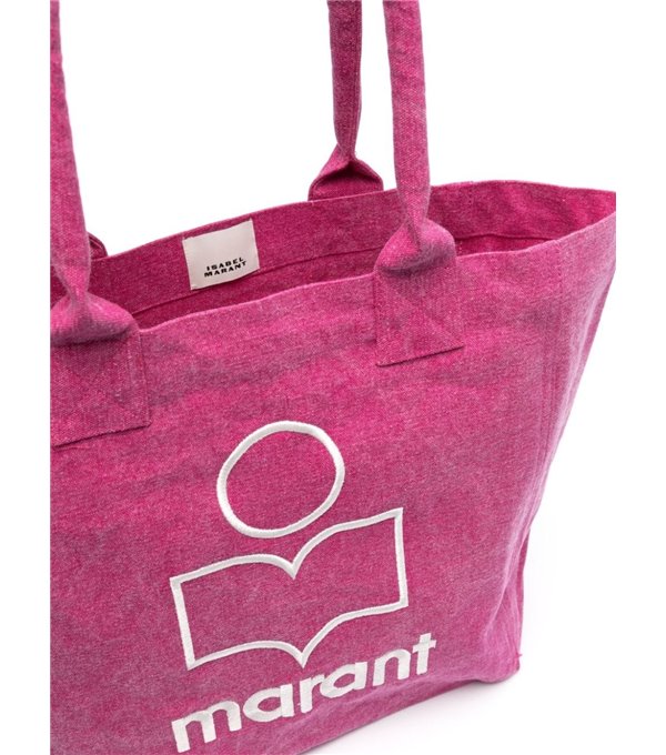 SMALL YENKY - Logo tote bag - pink