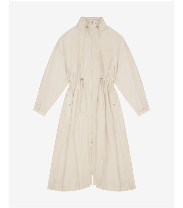 BERTHELY-Chaqueta larga trench