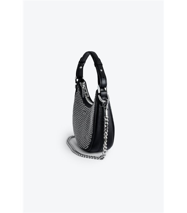 C-MOONROCK-Bolso media luna tachuelas