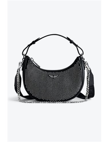 C-MOONROCK-Bolso media luna tachuelas