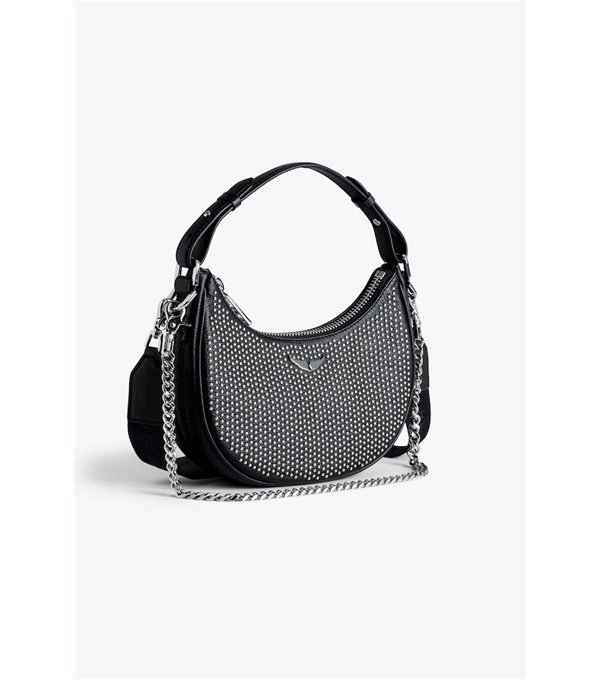 C-MOONROCK-Bolso media luna tachuelas