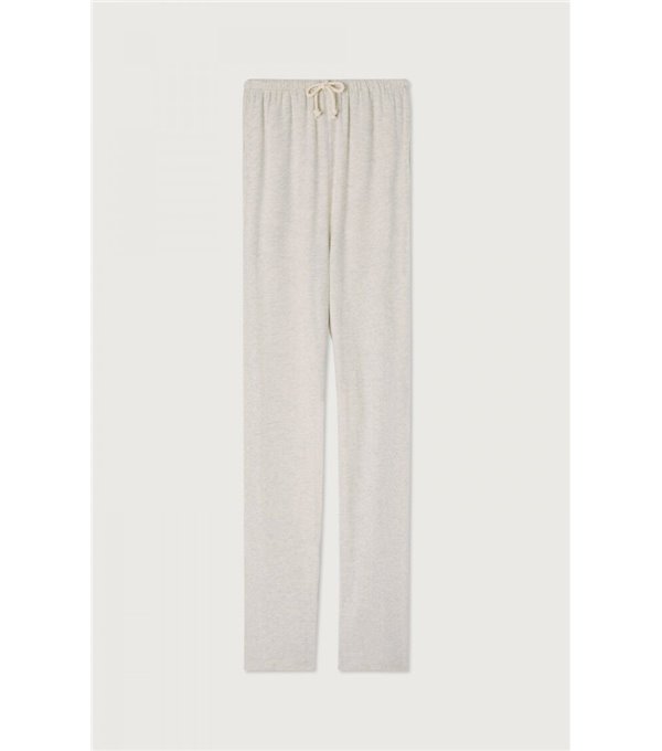 Soft straight trousers - light gray