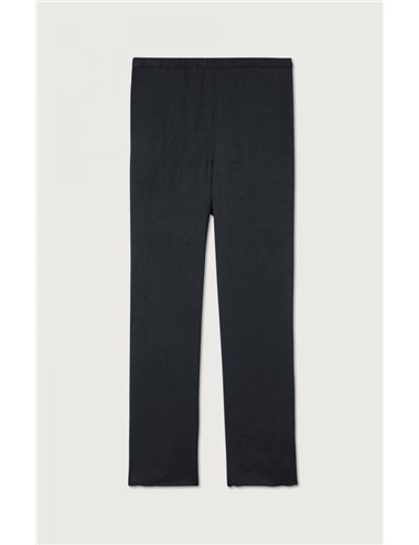 Satin pants - charcoal