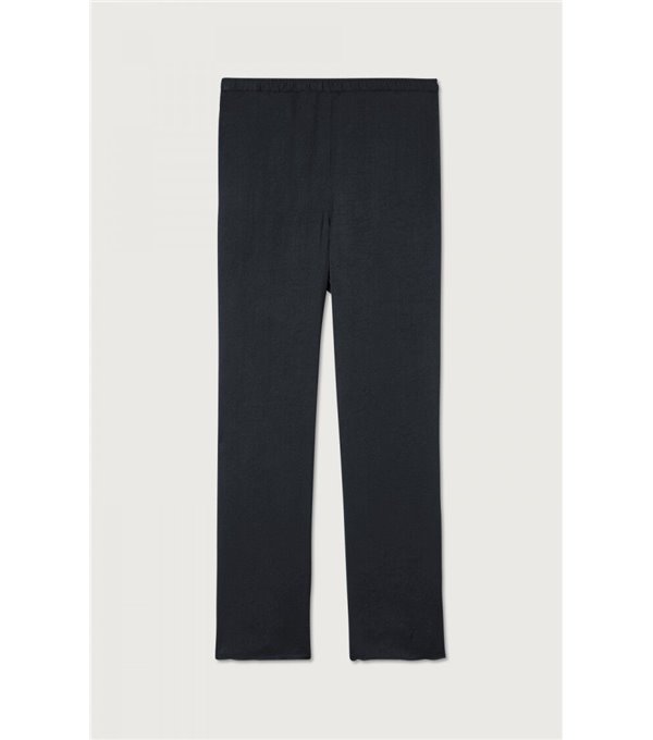 Satin pants - charcoal