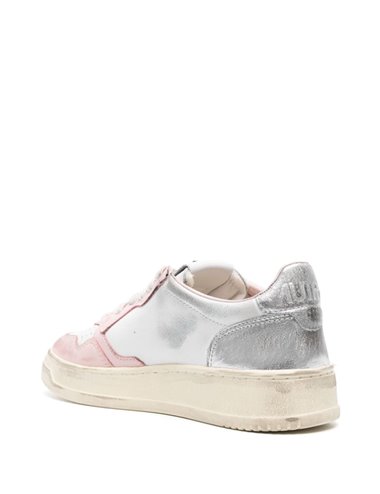 MEDALIST - Sneaker super vintage - rosa y plata