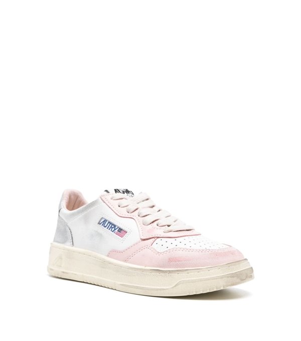 MEDALIST - Sneaker super vintage - rosa y plata