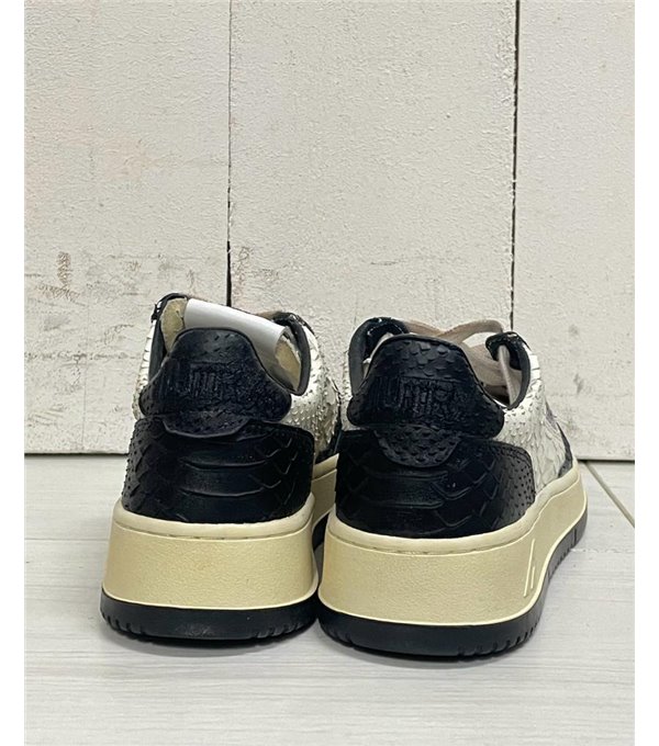MEDALIST - Sneaker bicolor pitón - negro
