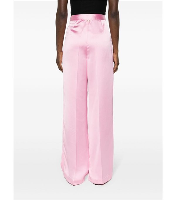 Pantalón rosa satinado