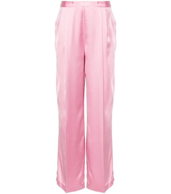 Pantalón rosa satinado