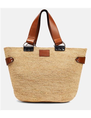 BAHIBA-Bolso tote rafia