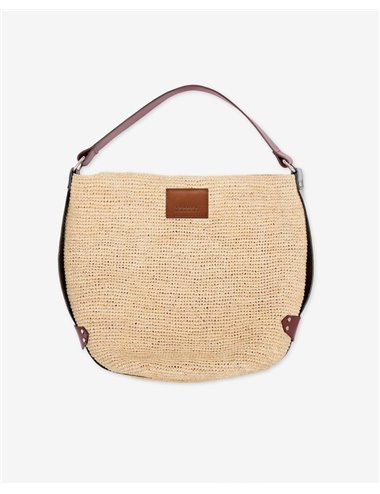 BAYIA-Bolso hobo rafia