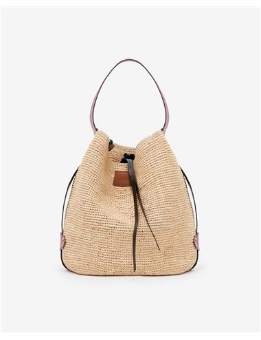 BAYIA-Bolso hobo rafia