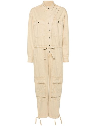 IDANY - Cargo jumpsuit - beige