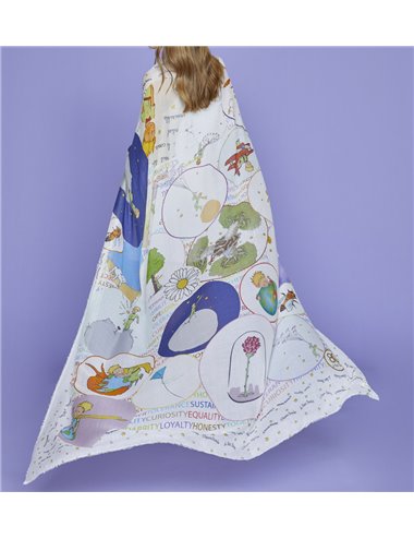 Foulard mundo El Principito