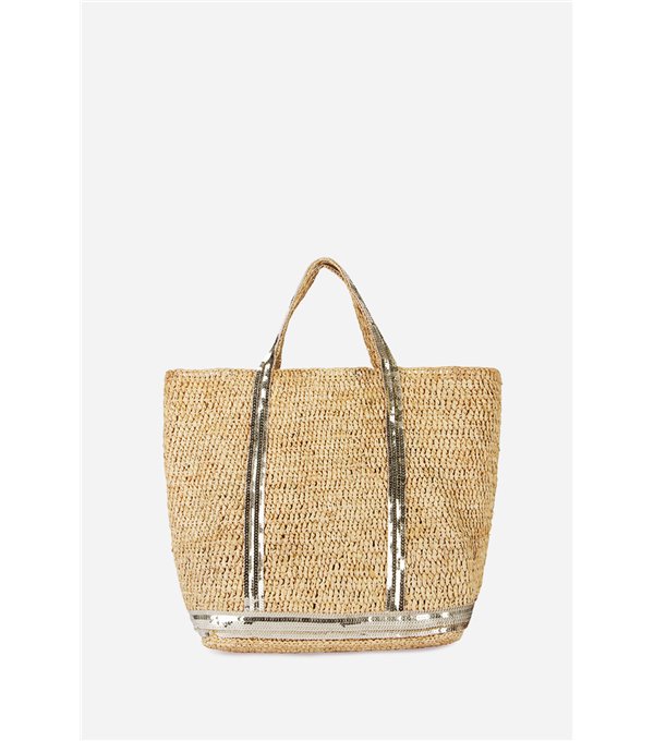 CABAS M - Raffia bag - gold