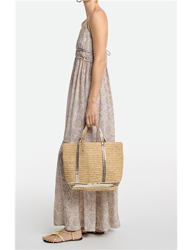 CABAS M - Raffia bag - gold