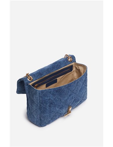 MOON - Quilted bag - denim