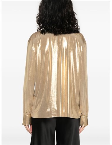 Metallic shirt - gold