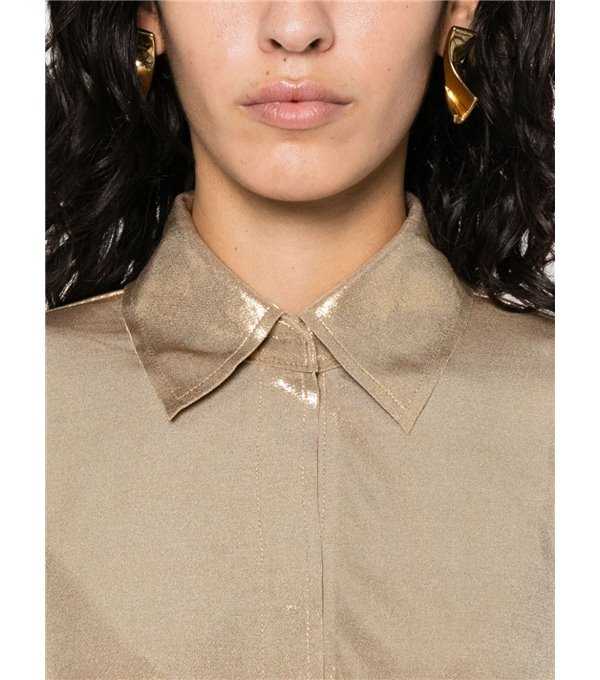 Metallic shirt - gold