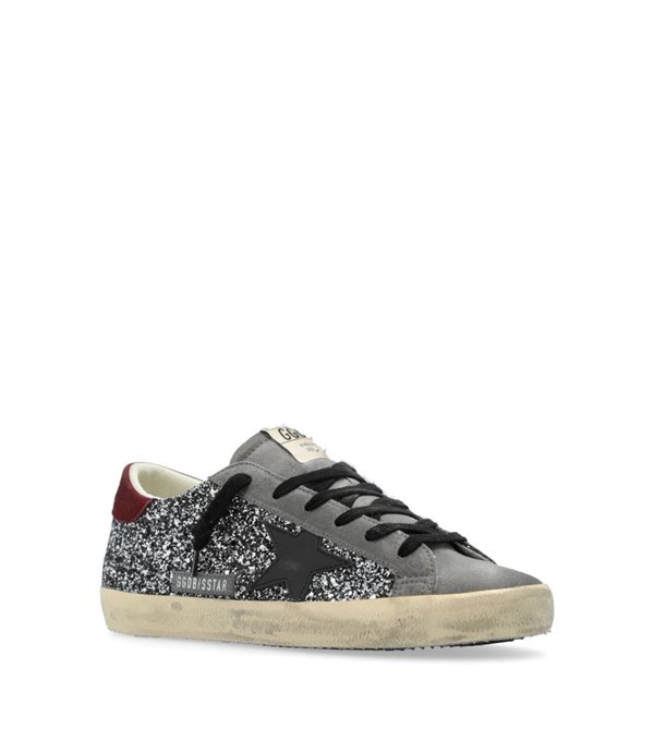 SUPER STAR-Sneaker ante y glitter