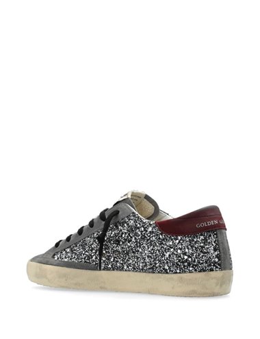 SUPER STAR-Sneaker ante y glitter