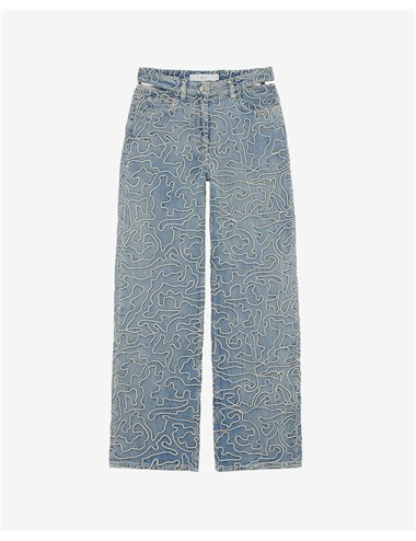 LAMBERT - Embroidered denim