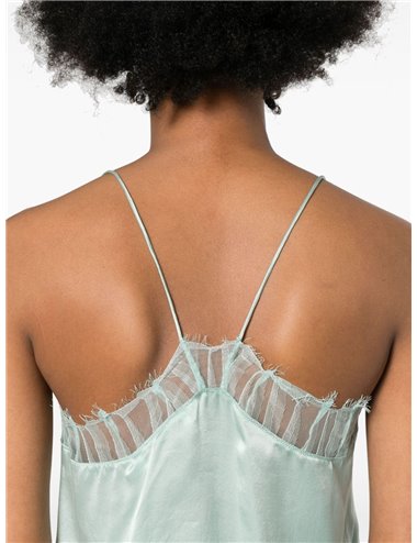 BERWYN - Lace top - aqua