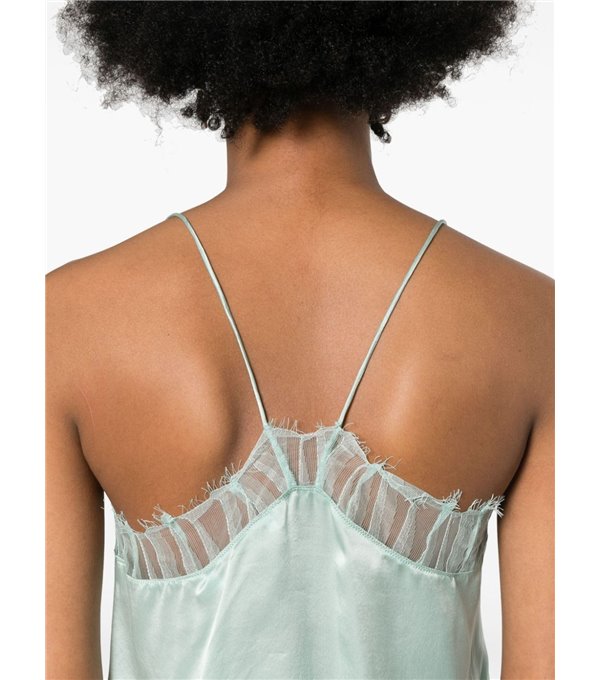 BERWYN - Lace top - aqua