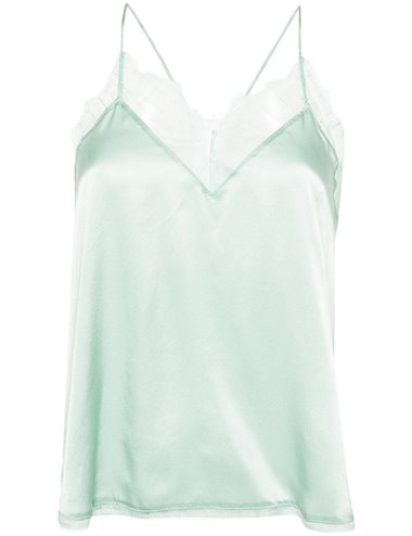 BERWYN - Lace top - aqua