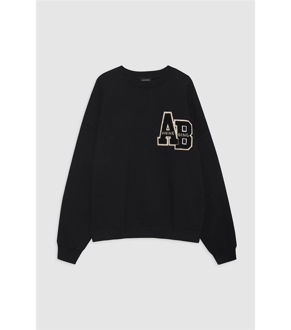 MILES - Logo sweatshirt - black