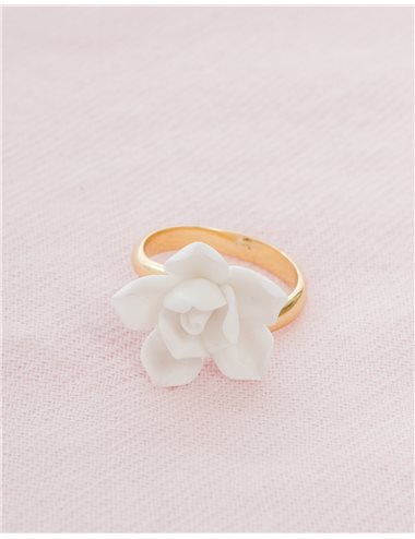 Anillo mini flor