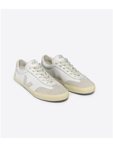 VOLLEY leather sneaker - natural