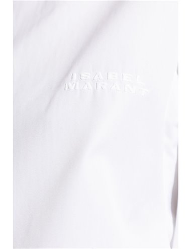 FABRIZA - Poplin shirt - white