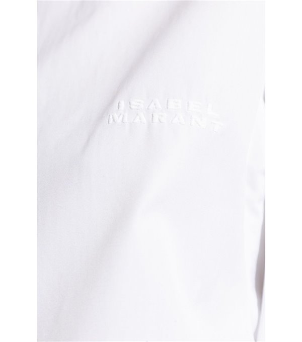 FABRIZA - Poplin shirt - white