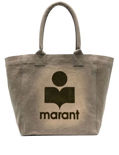 SMALL YENKY - Logo tote bag - khaki