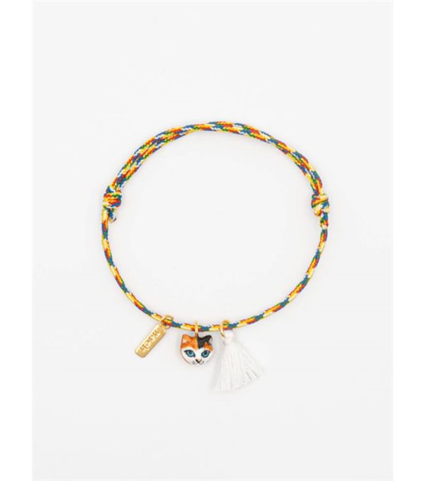 Pulsera cuerda gato calico