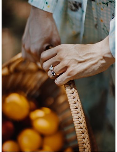 Anillo dos caras bull-dog